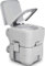 YITAHOME Portable Toilet RV 20L, Camping Toilet Upgrade Double Outlet Water Spout, Handle Flush Pump, Detachable Water Tank, for Camping, Boating, Hiking, Trips ﻿ ﻿