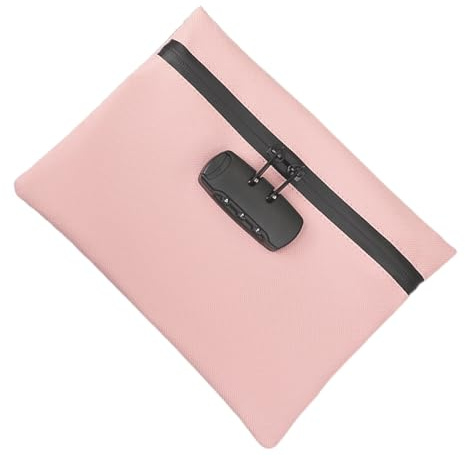 Tasche mit Schloss – Geldtasche mit Schloss, geruchsdichte Tasche, persönliche Gegenstände, verschließbare Taschen, wasserdichte Tasche, Behälter, diebstahlsicherer Organizer, tragbar für Camping