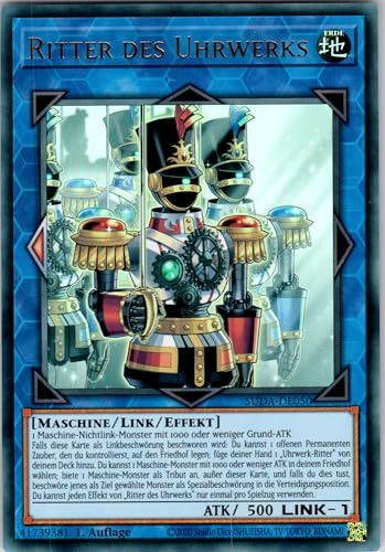 Ritter des Uhrwerks - SUDA-DE050 - Ultra Rare - 1. Auflage - Deutsch - Yugioh - Supreme Darkness - mit RC-Fieldcenter