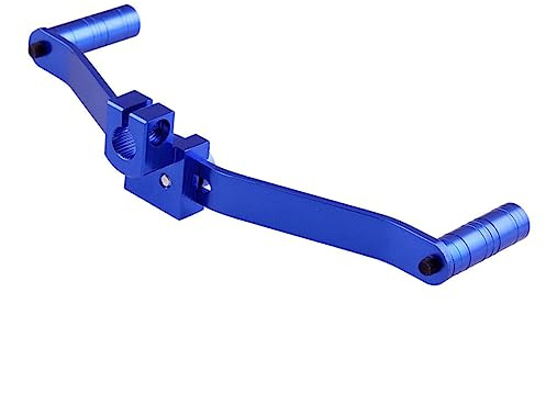 MAGICLULU Motorrad Aluminiumlegierung Dual Head Ganghebel Fußrast Pedal für Motorradzubehör Blau Hochwertiger Ersatz für Verschlissene Schaltvorrichtungen Geeignet für Tägliche Nutzung