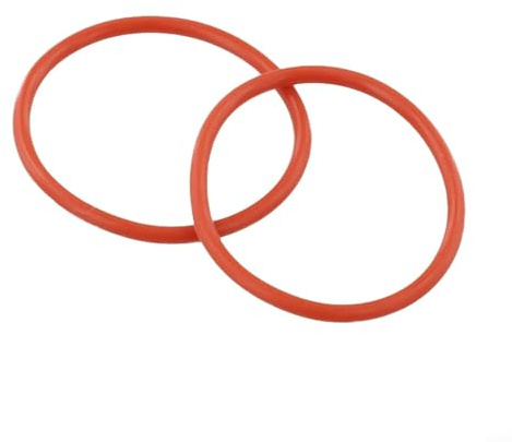 Jotekonoby Oring für Fahrradgabeldichtung, 32 mm, Dichtung für Fox Mountain und Manitou Federgabeln, rotes Gummi, Ersatznummer für Rockshox für Bike F, 2 Stück