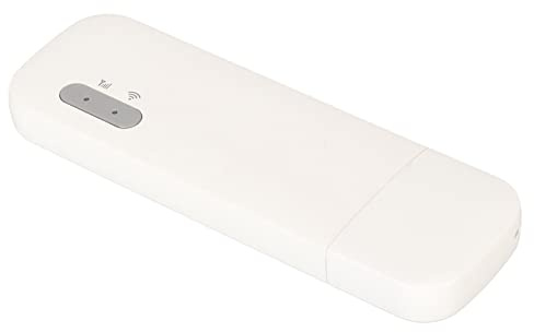 ZASCHMOY 4G-USB-WLAN-Hotspot-Router mit Micro-SIM-Kartensteckplatz – Mobiles WLAN für Streaming und Arbeit – Weiß