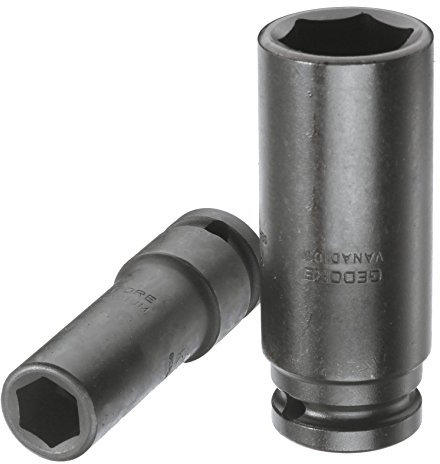 GEDORE K 19 L 16 mm Kraftschraubereinsatz 1/2 6-Kant, Lange Form, Professionelle Werkzeugqualität, Robust & Langlebig, 16 mm - Premium Steckschlüsseleinsatz