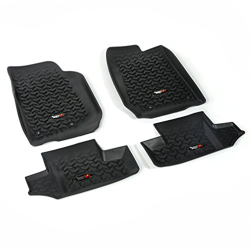 Rugged Ridge 12987.03 Bodenverkleidung, vorne/hinten, schwarz, 2007-2018 Jeep Wrangler JK 2 Dr
