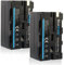 2X Blumax Akku kompatibel mit Sony NP-F750 / NP-F550 / NP-F970 / NP-F960 / NP-F570 | 4000mAh - (Blackmagic NP-F570) - auch für Diverse Blitzgeräte Videoleuchten Fieldmonitore