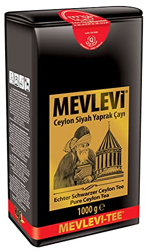 Mevlevi schwarzer Tee lose Ceylon Tee 1kg (Mevlevi Ceylon Yaprak Cayi)