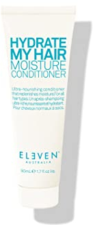 ELEVEN AUSTRALIA Hydrate My Hair Conditioner | Gurkenextrakt, hydrolysiertes Quinoa und Avocadoöl schützen das Haar vor Trockenheit und spenden Feuchtigkeit | Reisegröße - 50ml