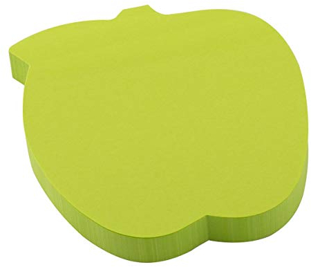 D.RECT 110509 Haftnotizen-Apfel Form, 75 x 75 mm, 100 Blatt