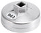 Ölfilterschlüssel - Ölfilterschlüssel Schlüssel 74Mm 4 Flöte Aluminium Ölfilterschlüssel Sockel ool (903 Silber Farbe)