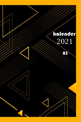 Kalender 2021 A5: a5 kalender 2020 2021/ kalenderbuch 2021 /Oktober 2020-Dezember 2021/ mini Planer 2020 2021 | 1 Woche auf 2 Seiten | Kalenderbuch ... Buchkalender Jahresplaner 365 tage schwarz