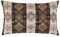 pillowerus Kelim Kissenbezüge Khaki und Creme – 30,5 x 50,8 cm, Outdoor-Kissen für Terrassenmöbel, Boho-Couch-Dekor, Nahen Osten, ethnische Kissenbezüge, Aztekenmuster, Veranda