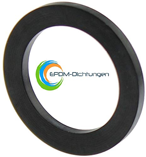 Flachdichtungen Gummidichtungen 1 1/4 Zoll 38,5x29,5x2mm aus EPDM (5 Stück)