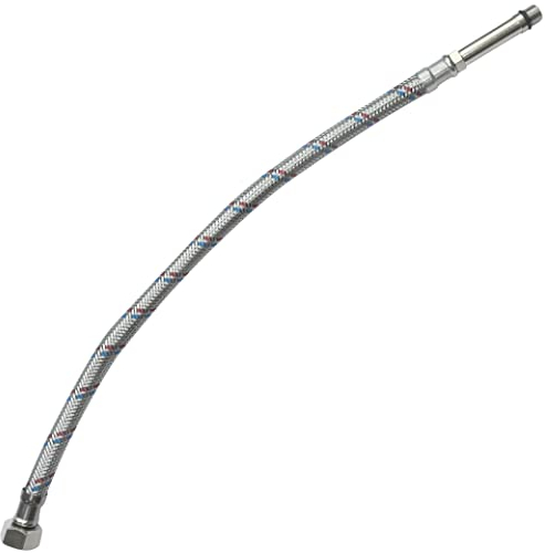 AERZETIX - C51113 - Flexible verschraubung weiblich 3/8'' - männlich M10 küchenbecken monoblock - länge 400mm - flexible verbindung für mischbatterien - flexibel schlauchleitungen sanitär