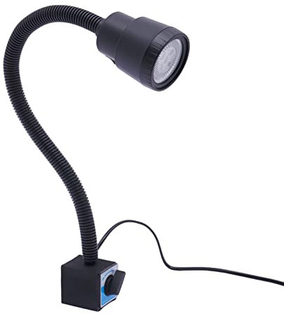 5W CNC Maschinenlampe LED Arbeitsleuchte 360° Rotation Arm Magnetische Basis Drehmaschine Lampe Drehlicht Drehbank Leuchte Maschinenlicht Industrielle Beleuchtung