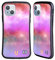 Head Case Designs Magenta Galassia Pastello Custodia Cover Ibrida Compatibile con Apple iPhone 14