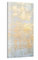 DEQORI Glas-Magnettafel | 50x100 cm groß | Motiv Wand mit Gold-Struktur | Memo-Board aus Glas | Magnetboard inkl. Magnete, Stift & Tuch für Küche & Büro | Tafel magnetisch & beschreibbar