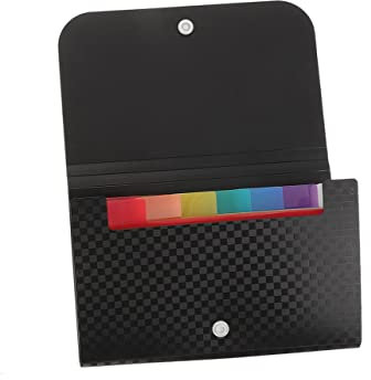 STOBOK Coupon Ordner Organ Pack Folder Pocket Wallet Erweiterbare Mappe Akkordeon-Aktenmappe Akkordeon-Rechnungs-Organizer- Accodian-Aktenmappe -Aktenmappen Erweiterbare Aktenmappe