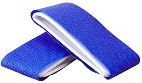 rockible 2 X Skigurte, Skibandagen, Verstellbares Trageband, Skibrettbinder für Breite Skier, Männer Und Frauen, Outdoor Snowboarden, Blau
