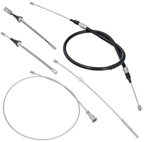 GEPCO 5-TLG Komplett-Set Handbremsseile Feststellbremse Seilzug kompatibel mit Opel Corsa C