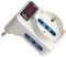 Adaptateur triple avec interrupteur 2 prises bipas 10 A/16 A + 1 universel, prise électrique angulaire 10 A 2 P+T (1 pièce)