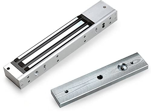 AOAMZ serratura elettrica magnetica 280 kg 600lbs serratura elettromagnetica 12V, sistema di controllo di accesso serratura elettromagnetica NC modalità magnetica di sicurezza