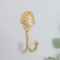 Melody Maison Wandhaken mit goldener Muschelform
