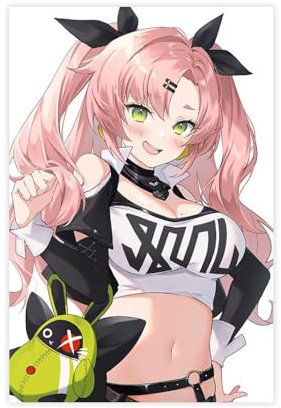 LOYOIU Zenless Zone Zero Marina Poster auf Leinwand, Schlafzimmer, Dekoration, Landschaft, Büro, Raumdekoration, Geschenk, 30 x 45 cm