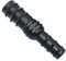 Lot de 4 raccords réducteurs for Tuyau d'arrosage Noir de 25 mm à 20 mm à 16 mm, raccord de Tuyau d'irrigation Droit de 1/2 à 3/4(25mm to 20mm)