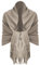 Van Der Rich ® - Eleganter einfarbiger Schal aus Wolle mit Fransen Warm und weich - Damen (Uni Taupe)