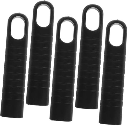 JEWEDECO Garden Broom Mop Handle Set 5pc Plastic Handle Grip Accessory Comfortable to Install Versatile
