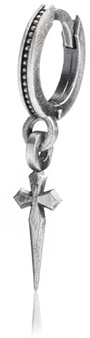 REYTEL Handgefertigt Ohrringe Silber 925 – Kleine Creolen Wikinger Ohrring für Herren Damen – Ausgefallene Schmuck Geschenk für Frauen Männer