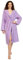 nice homeit Peignoir unisexe pour femme/homme avec capuche - en éponge de coton 100% OEKO-TEX - doux, absorbant, - Design italien, aubergine, S
