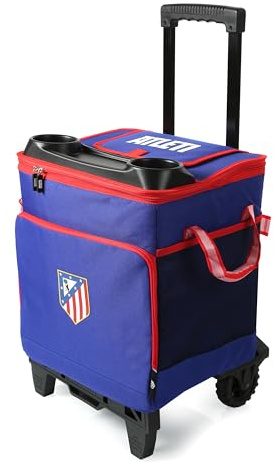 Nevera con Carrito 50 latas-Atlético de Madrid