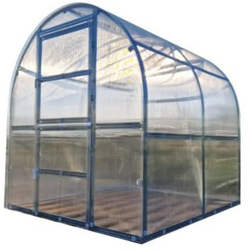 Atout Loisir Serre Tunnel en Polycarbonate larg 2 m Jura Slim, Long 10 m, Épaisseur 4 mm