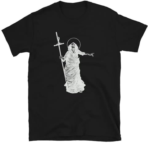 Jesus on a Stick, Lead Them to The Other Path T-Shirt Black L