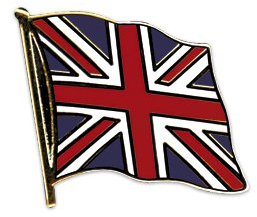 Buddel-Bini Versand Pin Anstecker Flagge Fahne Großbritannien Union Jack Nationalflagge Flaggenpin Badge Button Flaggen Clip Anstecknadel