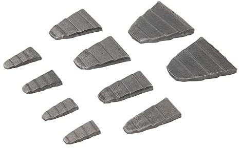 Dapetz ® 10Pc Hammer Handles Replacement Wedge Set Head Piece Slot Replacing DIY for Securing Hammer Handles Contains 2 x No.1, No.2, No.3, No.4 and No.5 Wedges