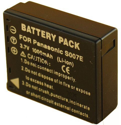 Battery compatible for PANASONIC CGA-S007E