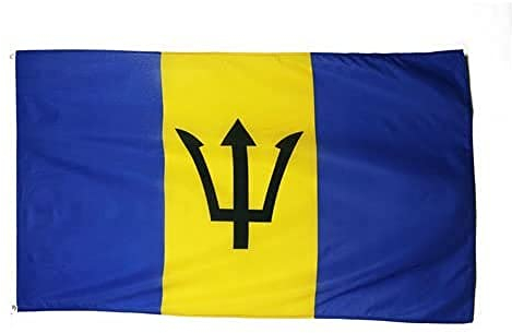AZ FLAG - Flagge Barbados - 150x90 cm - Barbados Fahne 90 x 150 Cm Feiner Polyester - Flaggen