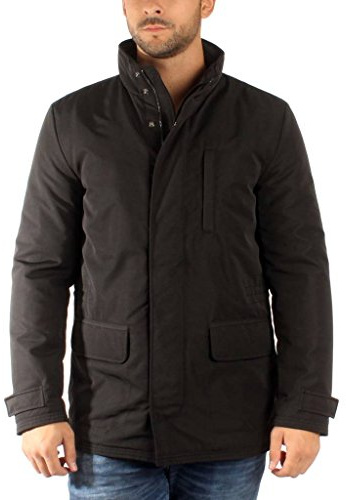 Geox Man Jacket, Giacca Uomo, BLACK F9000, 52