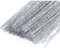 Carykon Pfeifenreiniger, glitzernd, 30,5 cm, 100 Stück, silber