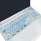 Keyboard Cover for HP Envy x360 15.6''Series /2020 2019 HP Pavilion 15 Laptop 15t 17t 17-ca0011nr 17-by0040nr，Cute Cat