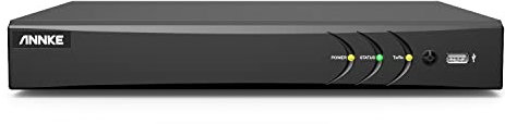 ANNKE 4K 8 Channel CCTV AI DVR Recorder with Human & Vehicle Detection, 8MP 5 in1 DVR for Home Security System, Work With Alexa, Compatible with AHD/CVI/TVI/IP/CVBS(Analog) Cameras, NO HDD