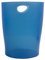 Exacompta 45360D ECOBIN 8er Pack Papierkorb 15 Liter mit Griffen. Eleganter und robuster Papierkorb und Mülleimer im modernen Design Königblau transluzent