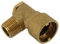 SPARES2GO Universal Angled Bayonet Connector Socket for LPG/Gas Oven Cooker (1/2)