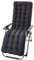 DAIHAN Liegenauflage, Gartenliege Auflage, Deckchair Auflage, Dick Garten Liege Stuhl Polster, Anti-Rutsch Kissen Für Gartenliegen Sonnenliege Liegestuhl,Schwarz,125x48x8cm