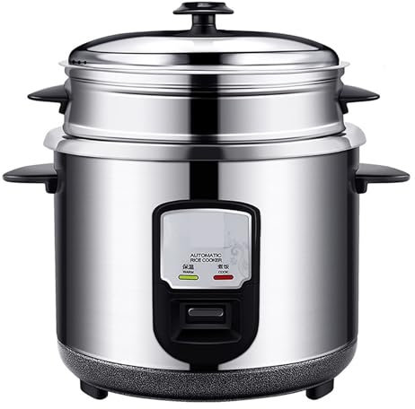 Olla Arrocera (3L-6L) Cocina De Arroz Multifuncional Para El Hogar, Forro De Acero Inoxidable, Con Vapor, Para 2-8 Personas (Size : 3L-500W)