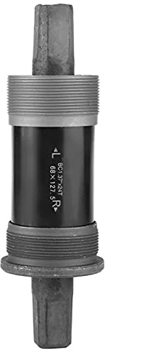 Movimento Centrale per Bicicletta 118120122,5 124,5 127,5 Mm ASSE con Foro Quadrato in Acciaio per Manovella con Albero Conico Quadrato(68X127.5L)