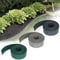 Froadp 20m Beetumrandung Mähkante aus PP, Kunststoff Blumenbeetumrandung Rasenkante, DIY Plastik Gartenumrandung Set, Kurven- und Rund Blumenbeet für Garten (Grau)