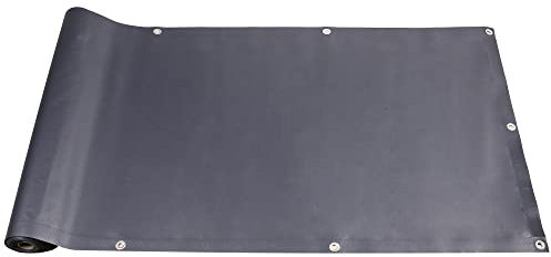 Top-Multi Balkon Sichtschutz PVC Balkonbespannung Anthrazit 0,90m x 6m